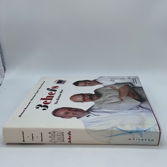 3 Chefs The Kitchen Men Cookbook Michael Bonacini Massimo Capra Jason Parsons - Picture 2 of 13
